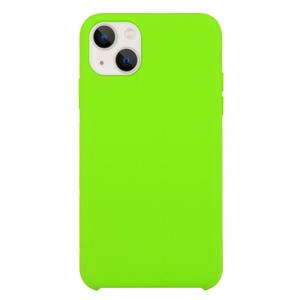 huismerk Solid Silicone Phone Case voor iPhone 13 (Dark Green)