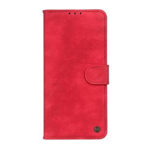 huismerk Voor Samsung Galaxy Note20 Ultra Antelope Texture Magnetic Buckle Horizontale Flip PU Lederen case met kaartslots & portemonnee & houder(rood)