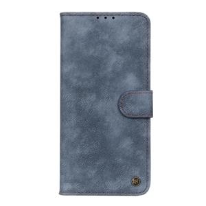 huismerk Voor Samsung Galaxy Note20 Ultra Antelope Texture Magnetic Buckle Horizontale Flip PU Lederen case met kaartslots & portemonnee & houder(blauw)