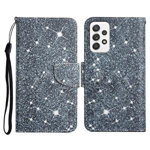 huismerk Voor Samsung Galaxy A72 5G / 4G Geschilderd Patroon Horizontale Flip Lederen Case met Houder & Card Slot & Portemonnee (Gypsophila)