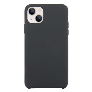 huismerk Solid Silicone Phone Case voor iPhone 13 (Ash)