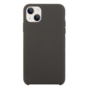 huismerk Solid Silicone Phone Case voor iPhone 13 (Cocoa)