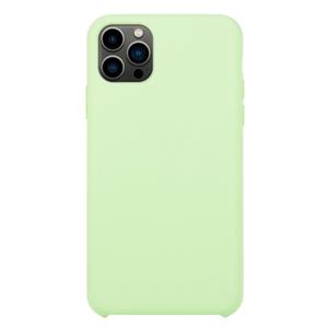 huismerk Solid Silicone Phone Case voor iPhone 13 Pro (Mint Green)