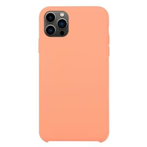 huismerk Solid Silicone Phone Case voor iPhone 13 Pro (Begonia)