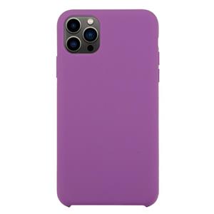 huismerk Solid Silicone Phone Case voor iPhone 13 Pro (Purple)