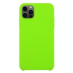 huismerk Solid Silicone Phone Case voor iPhone 13 Pro (Dark Green)