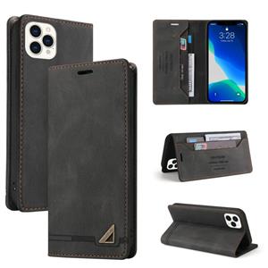 huismerk Huid voelt anti-diefstal borstel horizontale flip lederen tas met houder & kaart slots & portemonnee voor iphone 13 pro max