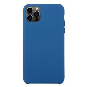 huismerk Solid Silicone Phone Case voor iPhone 13 Pro (Cobalt Blue)