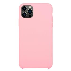 huismerk Solid Silicone Phone Case voor iPhone 13 Pro (Rose Pink)