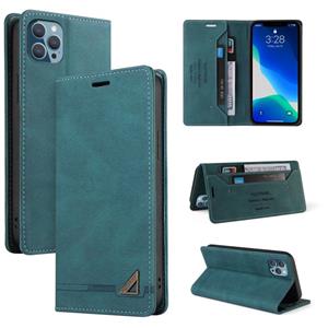 huismerk Huid voelt anti-diefstal borstel horizontale flip lederen tas met houder & kaart slots & portemonnee voor iPhone 13 pro