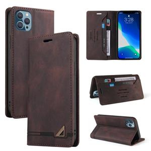 huismerk Huid voelt anti-diefstal borstel horizontale flip lederen tas met houder & kaart slots & portemonnee voor iphone 13 pro