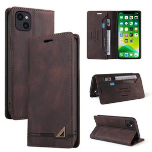 huismerk Huid voelt anti-diefstal borstel horizontale flip lederen tas met houder & kaart slots & portefeuille voor iphone 13