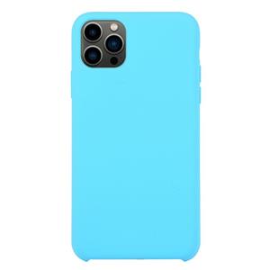 huismerk Solid Silicone Phone Case voor iPhone 13 Pro (Sky Blue)