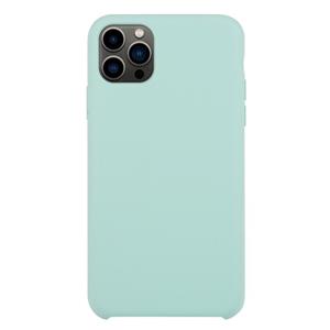 huismerk Solid Silicone Phone Case voor iPhone 13 Pro (Emerald Green)