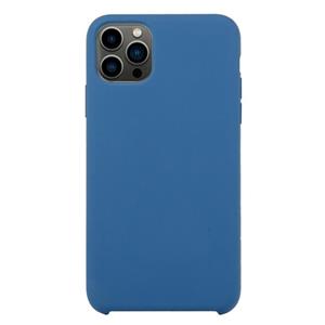 huismerk Solid Silicone Phone Case voor iPhone 13 Pro (Sea Blue)