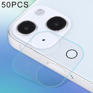 huismerk 50 stks HD Achter Camera Lens Protector Gehard Glasfilm voor iPhone 13 Mini