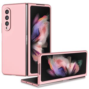 huismerk For Samsung Galaxy Z Fold3 5G Armor Foldable Phone Case(Pink)