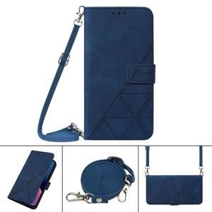 huismerk Crossbody 3D embossed flip lederen telefoonhoesje voor iphone 13 pro