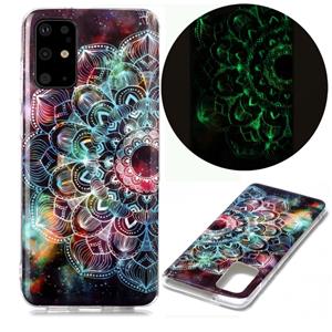 huismerk Voor Samsung Galaxy S20+ Lichtgevende TPU Soft Beschermhoes (Mandala Flower)