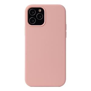 huismerk Solid Color Liquid Silicone Shockproof Protective Case For iPhone 13 mini(Sakura Pink)