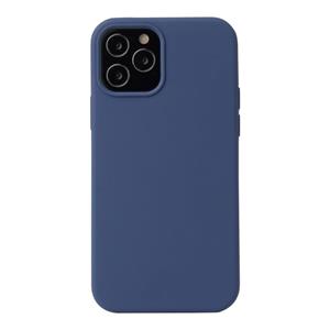 huismerk Solid Color Liquid Silicone Shockproof Protective Case For iPhone 13 mini(Diamond Blue)