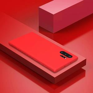 NILLKIN Voor Galaxy Note 10 +  rubber verpakt TPU beschermhoes (rood)