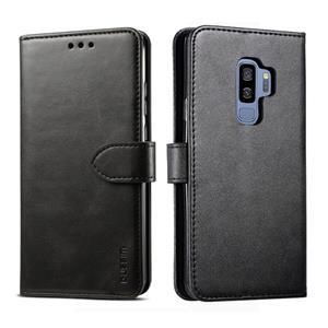 Voor Galaxy S9 GUSSIM Business Style Horizontal Flip Leather Case met Holder & Card Slots & Wallet(Black)