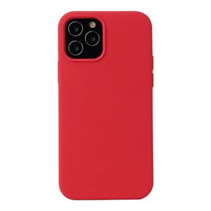 huismerk Solid Color Liquid Silicone Shockproof Protective Case For iPhone 13 Pro(Carmine)