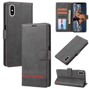 huismerk Classic Wallet Flip Leather Phone Case voor iPhone XS Max