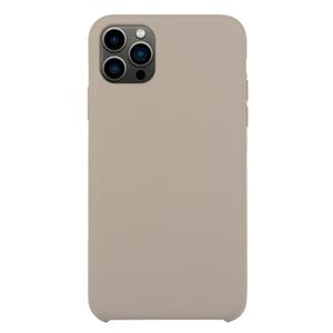 huismerk Solid Silicone Phone Case voor iPhone 13 Pro Max (Pebble)