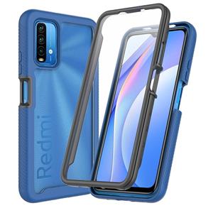 huismerk Voor Xiaomi Poco M3 / Note 9 4G Sterrenhemel Solid Color Serie Schokbestendig PC + TPU-beschermhoes met PET-film