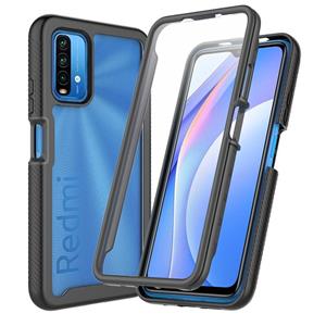 huismerk Voor Xiaomi Poco M3 / Redmi Note 9 4G Sterrenhemel Solid Color Serie Schokbestendige PC + TPU-beschermhoes met PET-film