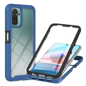 huismerk Voor Xiaomi Redmi Note 10 Sterrenhemel Solid Color Series Schokbestendig PC + TPU-beschermhoes met PET-film