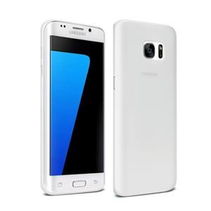Huismerk Samsung Galaxy S7 Edge ultra-compact Polypropyleen CAFELE Chiffon back cover Hoesje wit
