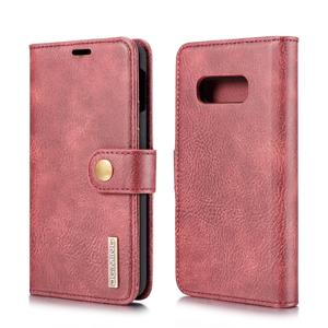 huismerk Dg. MING Crazy Horse textuur Flip afneembare magnetische lederen case voor Galaxy S10 E met houder & kaartsleuven & portemonnee (rood)