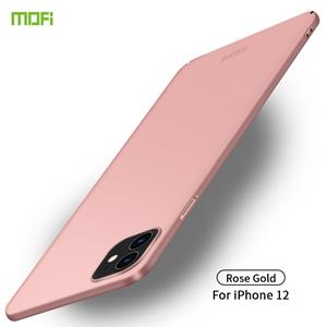 Voor iPhone 12 5.4 MOFI Frosted PC Ultra-thin Hard Case(Roségoud)