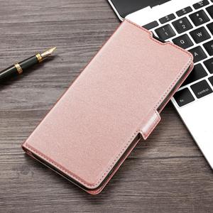 huismerk Ultra-thin Voltage Side Buckle PU + TPU Horizontal Flip Leather Case with Holder & Card Slot For iPhone XR(Rose Gold)