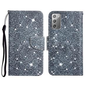 huismerk Voor Samsung Galaxy Note20 Geschilderd Patroon Horizontale Flip Lederen Case met Houder & Card Slot & Portemonnee (Gypsophila)