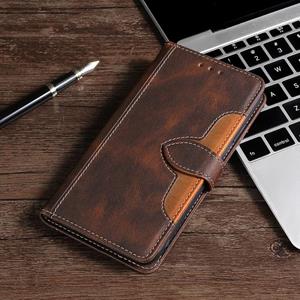 huismerk Voor Xiaomi redmi Toelichting 10 Pro Hechten huidgevoel Magnetic Buckle Horizontale Flip PU Leather Case met houder & Card Slots & Wallet (Brown)