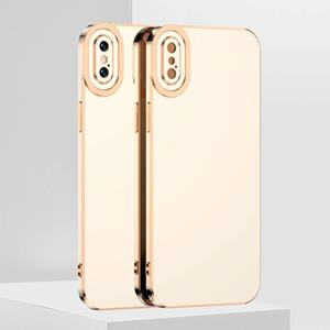 huismerk 6D Geklakte TPU-telefooncase voor iPhone XS MAX