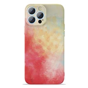 huismerk Aquarel TPU schokbestendige telefooncase voor iphone 13 pro