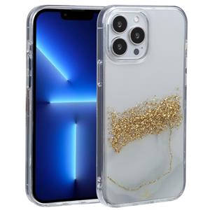 dfansdesign DFANS DESIGN Dual-color Starlight Shining Phone Case For iPhone 13 Pro(White)