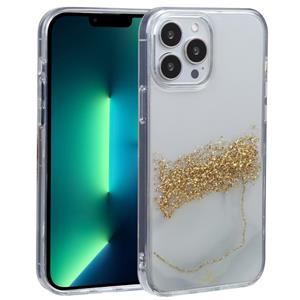 dfansdesign DFANS DESIGN Dual-color Starlight Shining Phone Case For iPhone 13 Pro Max(White)