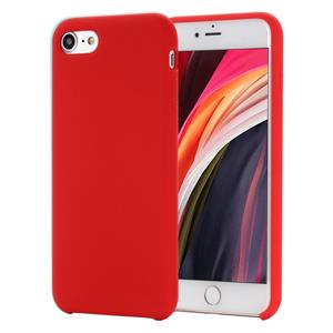 Huismerk Voor iPhone SE 2020 Shockproof Full Coverage Siliconen soft protective case(Rood)