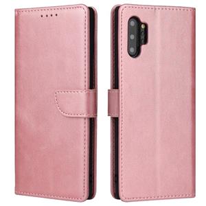 huismerk For Samsung Galaxy Note10+ Calf Texture Buckle Horizontal Flip Leather Case with Holder & Card Slots & Wallet(Rose Gold)