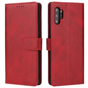 huismerk Voor Samsung Galaxy Note10 + Calf Texture Gesp horizontale Flip Lederen Case met Houder & Card Slots & Portemonnee