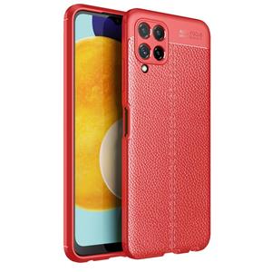 huismerk For Samsung Galaxy M32 Litchi Texture TPU Shockproof Case(Red)