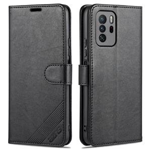 For Xiaomi Poco X3 GT / Redmi Note 10 Pro 5G AZNS Sheepskin Texture Horizontal Flip Leather Case with Holder & Card Slots & Wallet(Black)