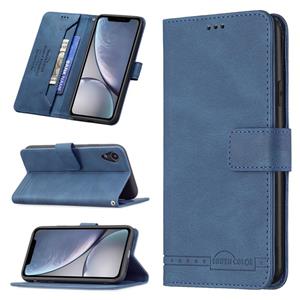 huismerk Magnetische sluiting RFID Blokkeren Anti-Diefstal Lederen Case met Houder & Card Slots & Portemonnee voor iPhone XR