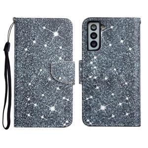 huismerk Voor Samsung Galaxy S21 + 5G Geschilderd Patroon Horizontale Flip Lederen Case met Houder & Card Slot & Portemonnee (Gypsophila)